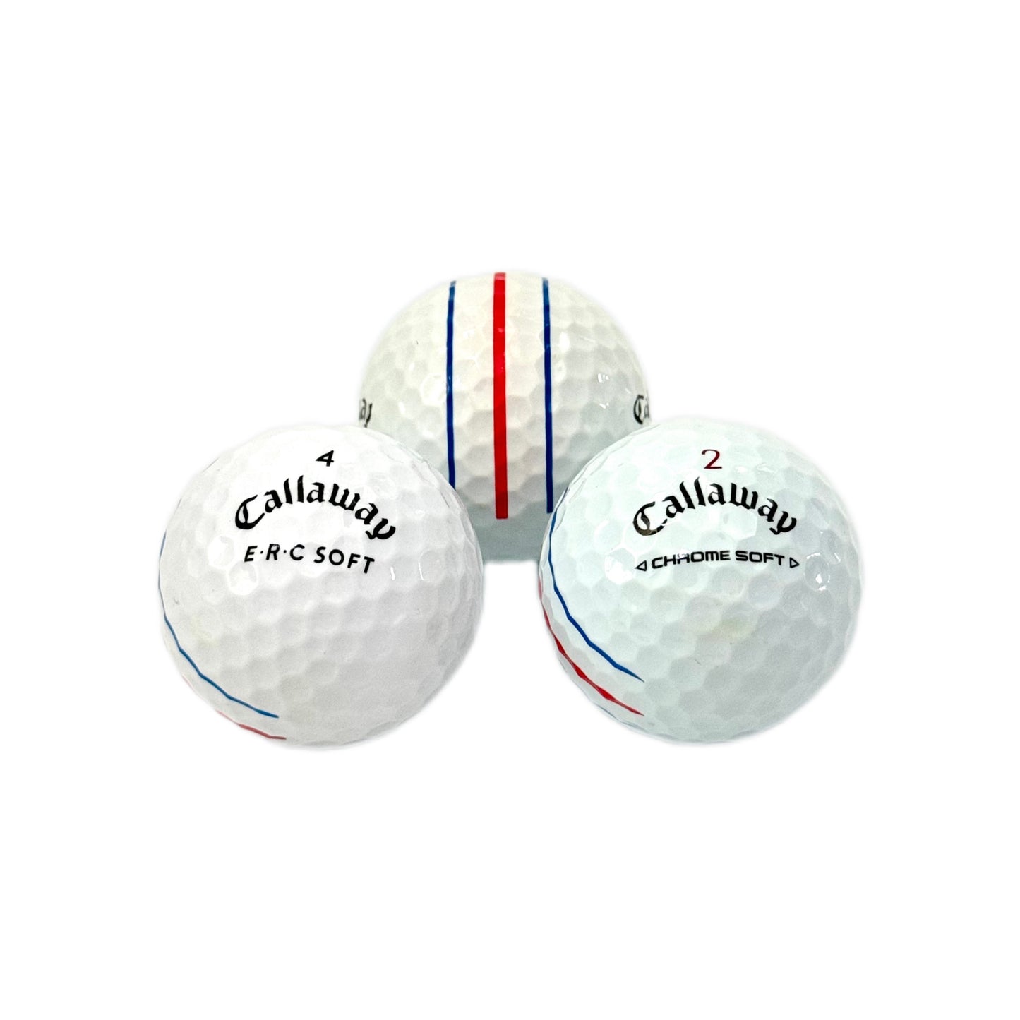 Callaway Chrome & ERC Soft Triple Track Golf Balls (1 Dozen)